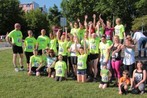 Laufgruppe von PHoS beim Solinger Klingenlauf